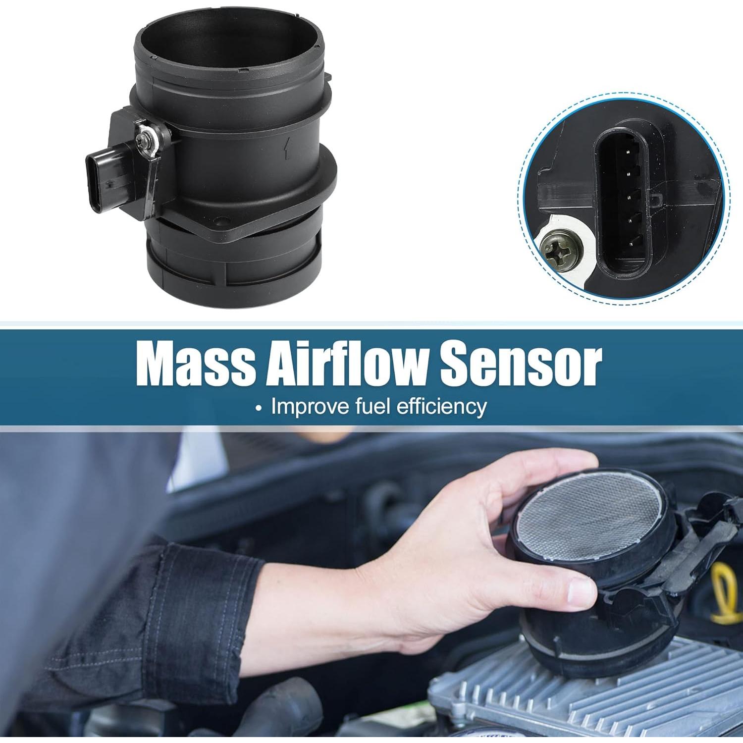 Sensor de Flujo de Aire Masivo X AUTOHAUX 06J906461D para Audi