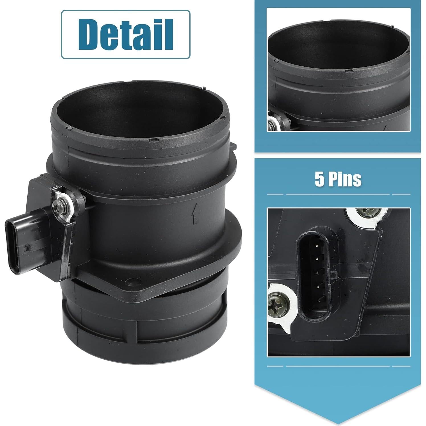 Sensor de Flujo de Aire Masivo X AUTOHAUX 06J906461D para Audi