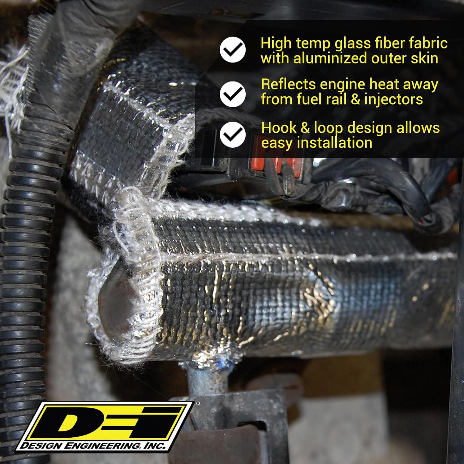 Kit Cubierta Rail Combustible e Inyector Design Engineering Jeep 4.0L