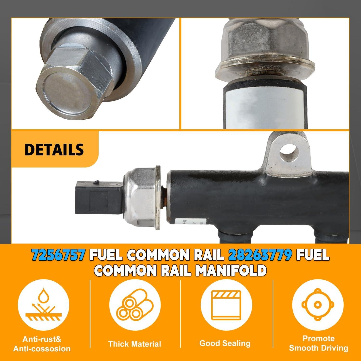 Combustible Riel Común PANGOLIN 7256757 para Motor Doosan D34