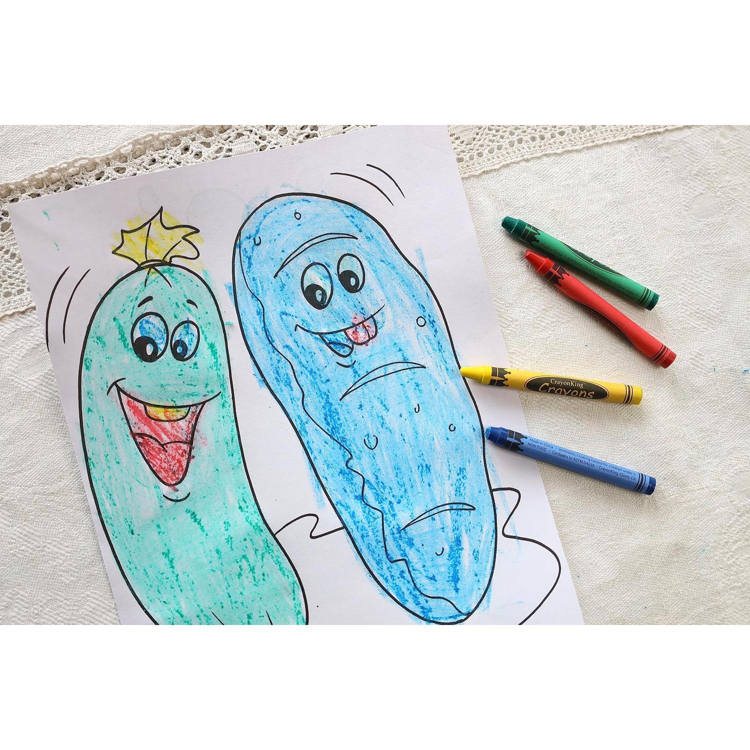 Crayones CrayonKing 1000 Piezas No Tóxicos para Niños