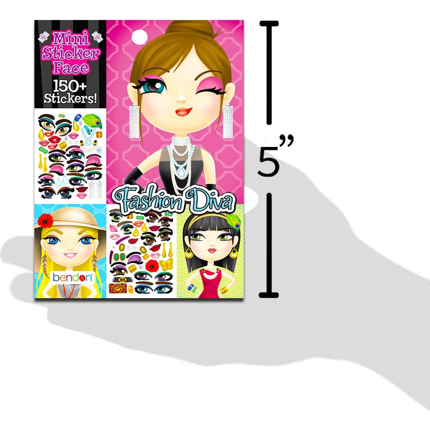 Hojas de Calcomanías Crenstone Divas de la Moda 24 Pcs