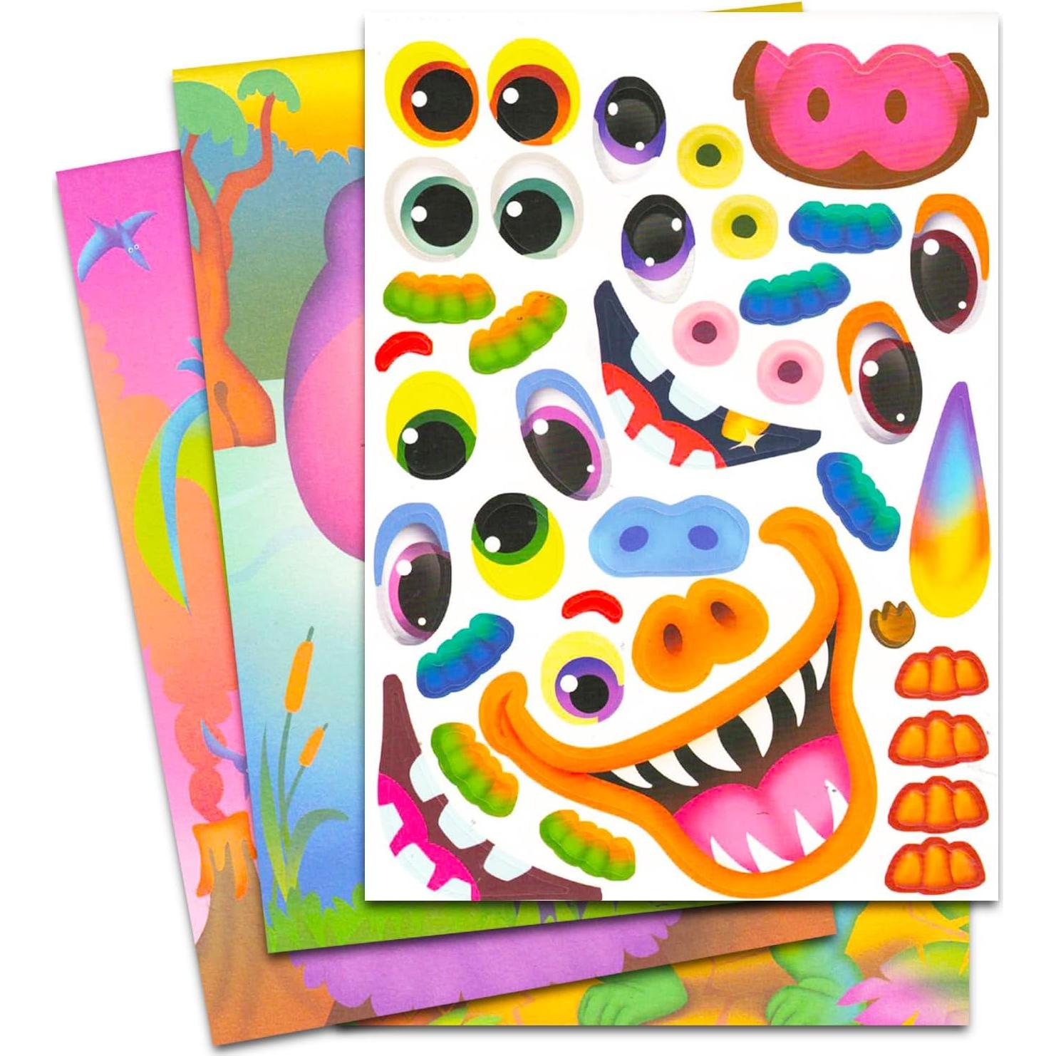 24 Hojas de Calcomanías Crenstone 12.7x20.3 cm Niños