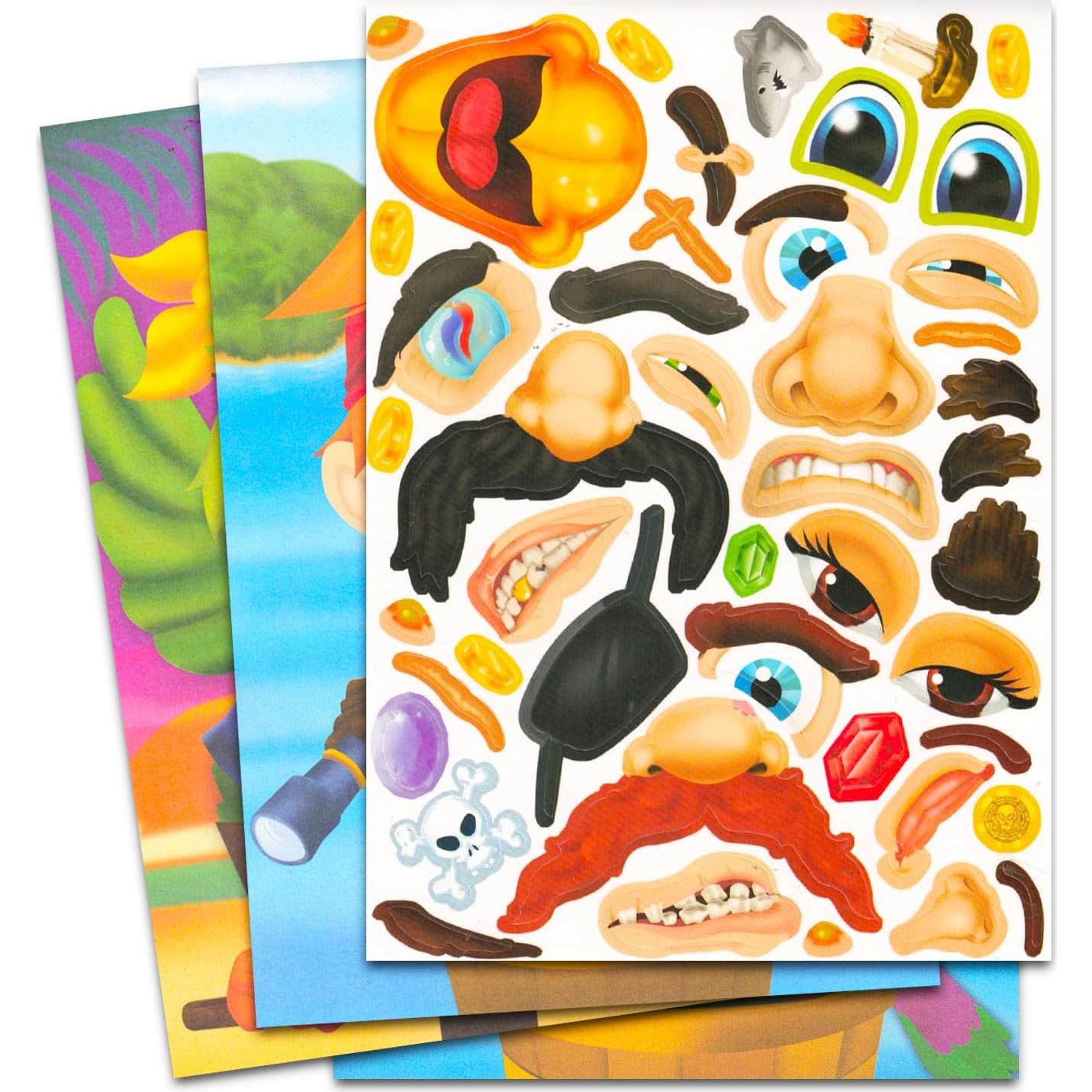 24 Hojas de Calcomanías Crenstone 12.7x20.3 cm Niños