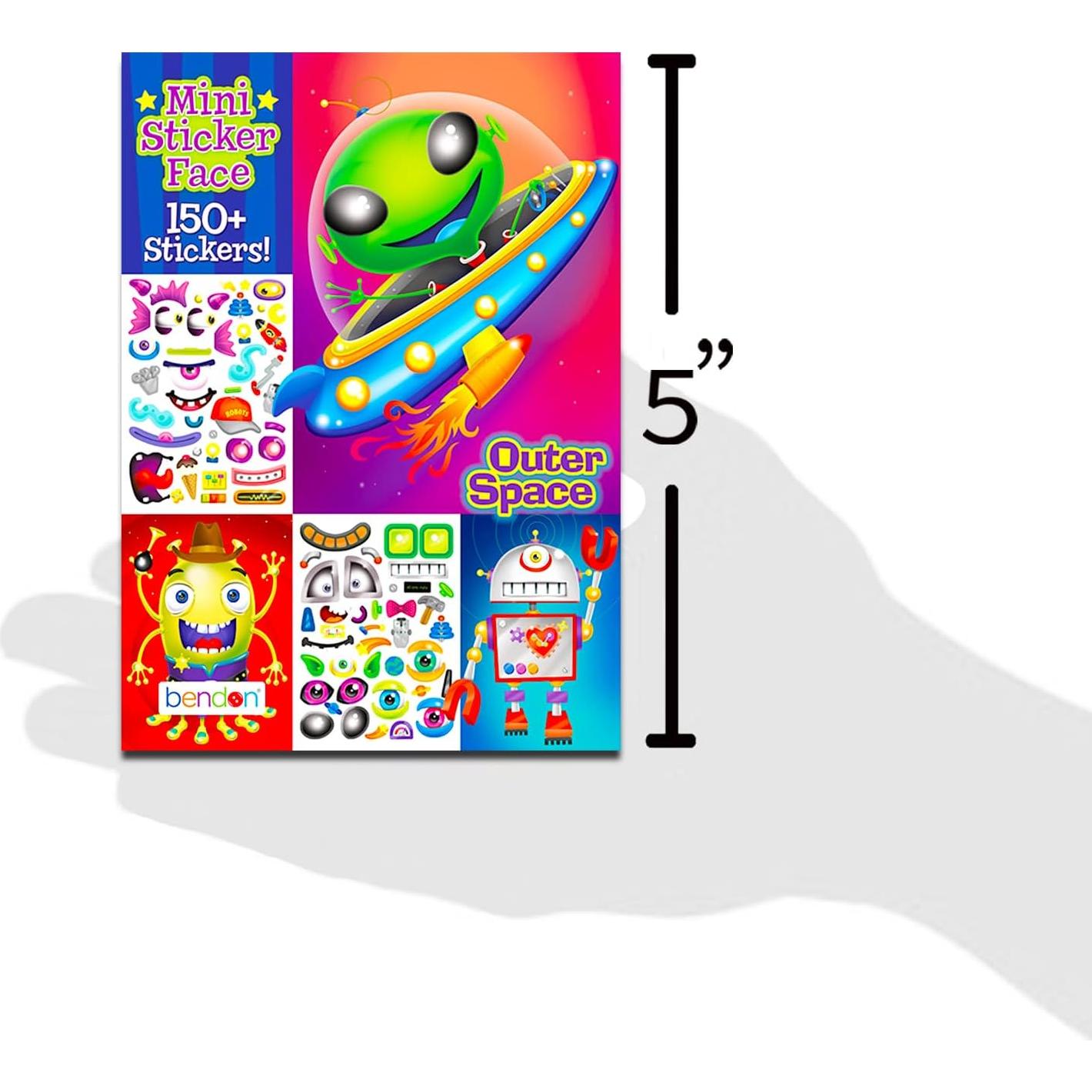 24 Hojas de Calcomanías Crenstone 12.7x20.3 cm Niños