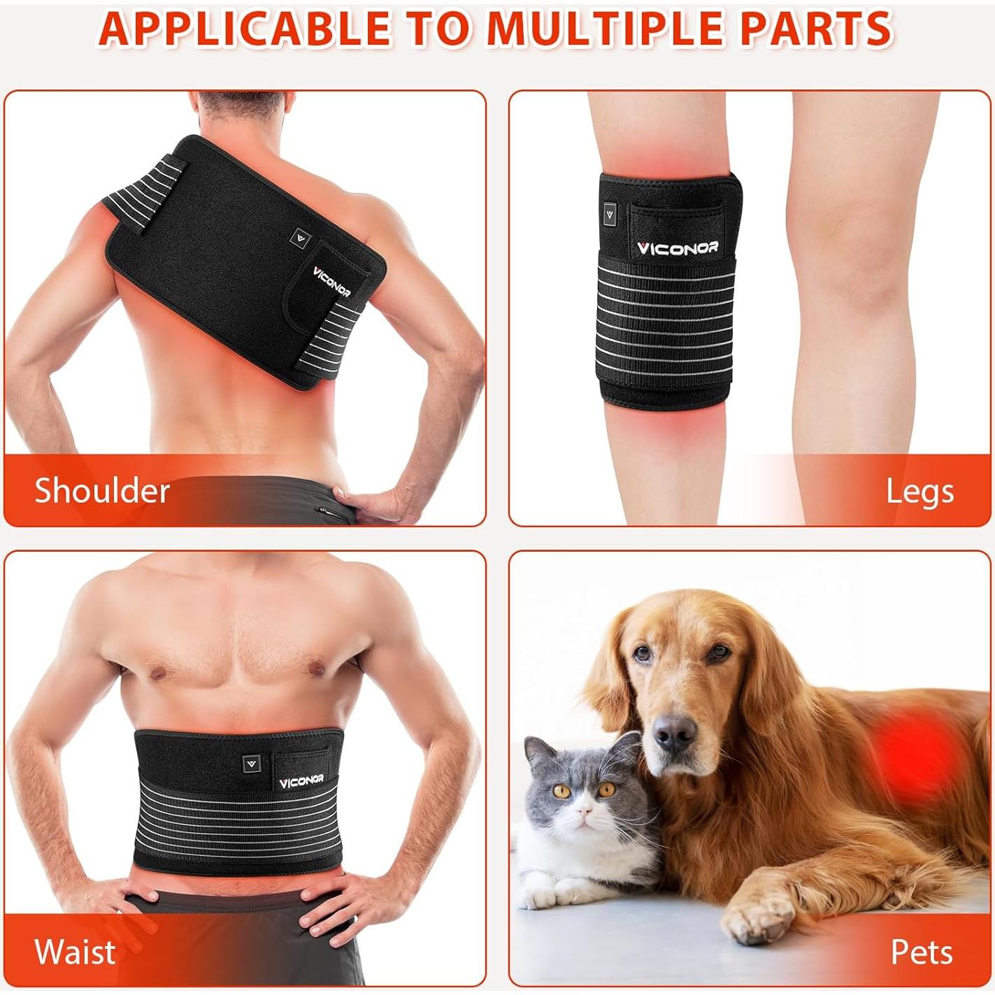 Cinturón de Luz Roja Viconor - Control APP, 3 Modos