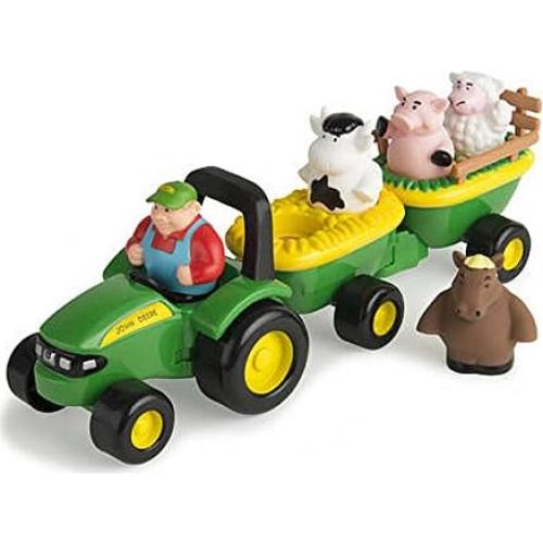 Juguete Tractor Musical John Deere Hayride con Animales