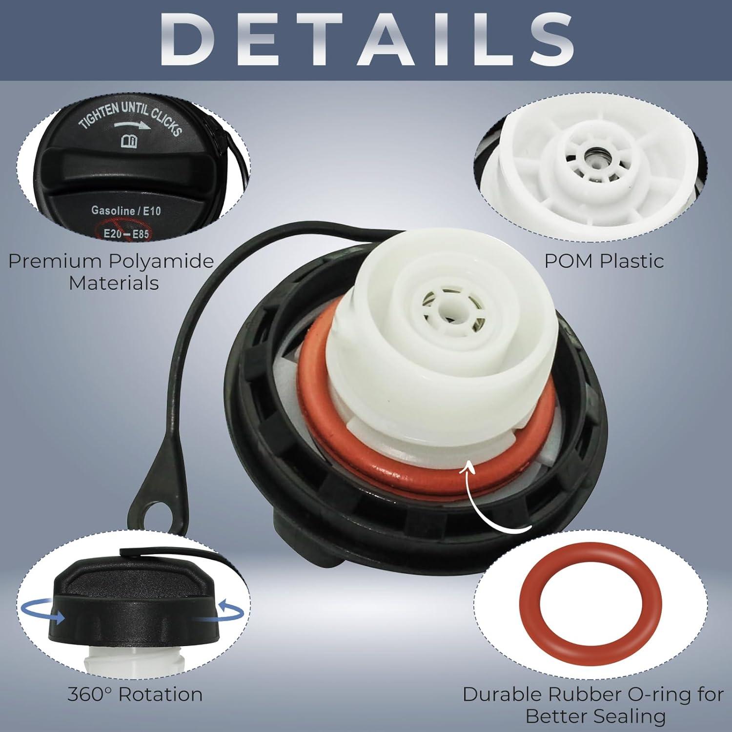 Tapa de Gas Manymiba FC1079 para Ford Lincoln Mercury 2004-2021