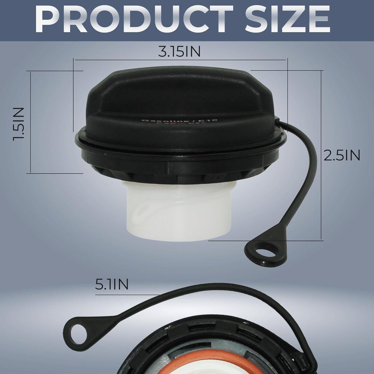 Tapa de Gas Manymiba FC1079 para Ford Lincoln Mercury 2004-2021