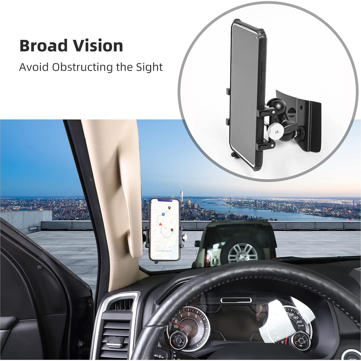 Soporte para teléfono JeCar para Dodge Ram 1500 2018-2025