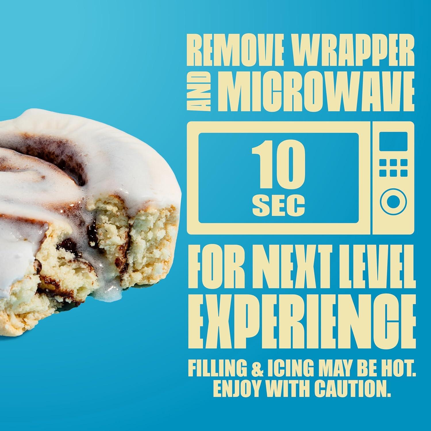 Barras de Proteína Rollito de Canela Legendary Foods 10 Unidades