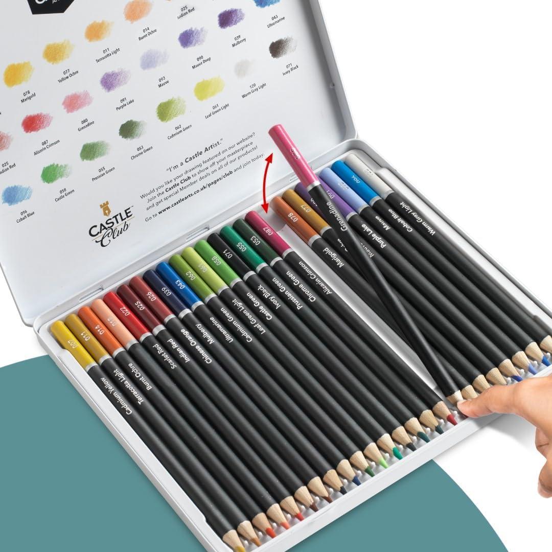 Conjunto de 24 Lápices de Colores Castle Arts Kandinsky