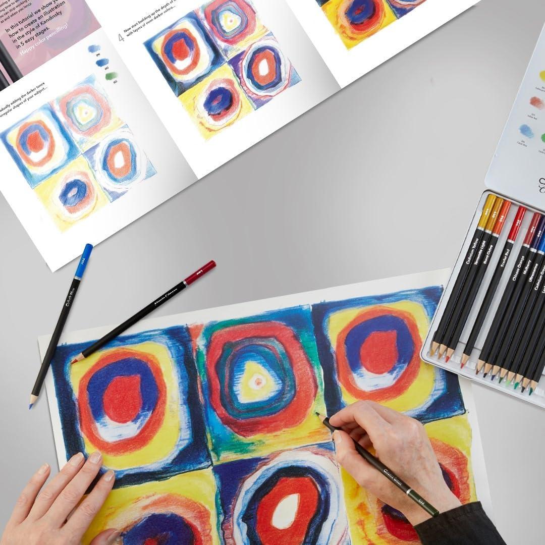 Conjunto de 24 Lápices de Colores Castle Arts Kandinsky