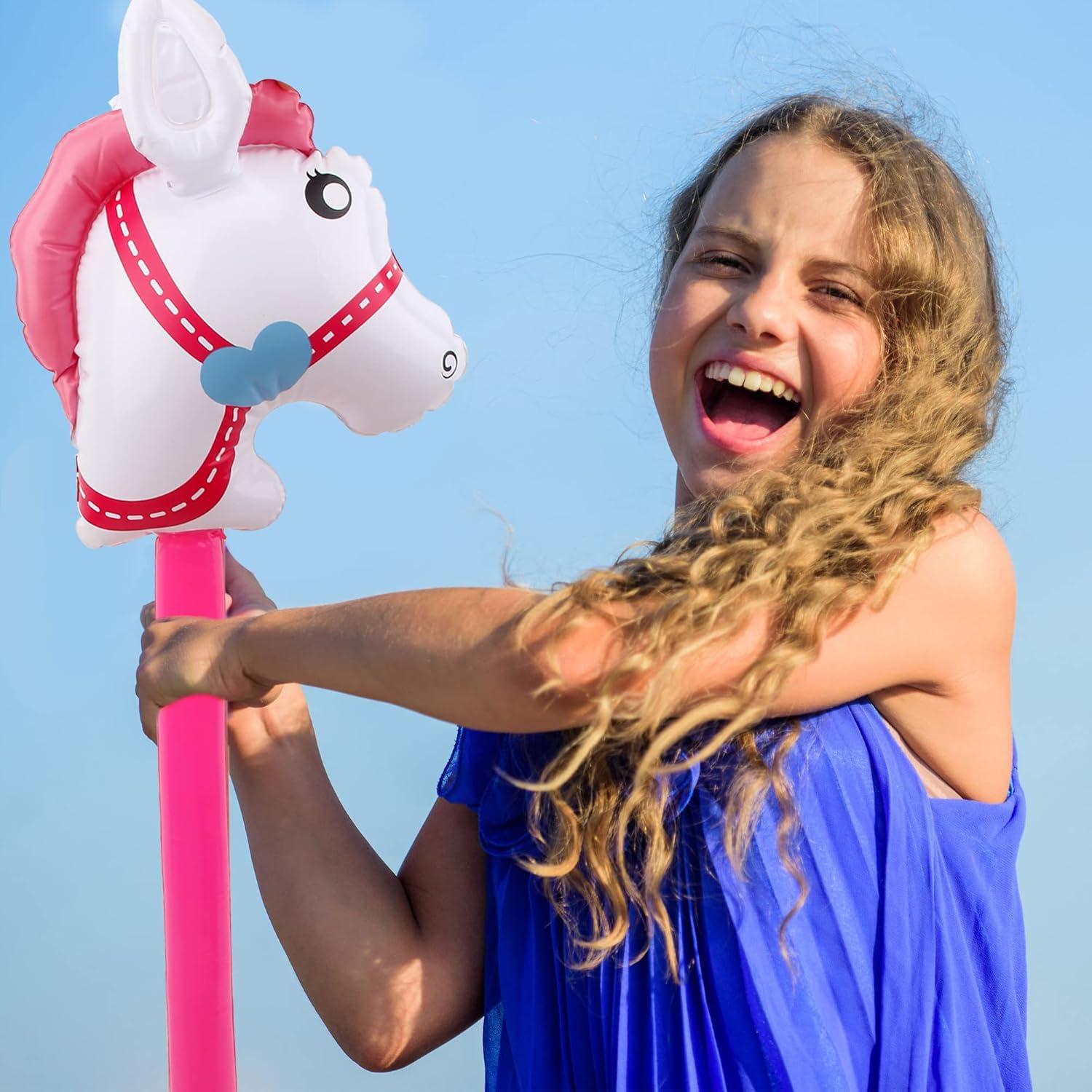 Paquete de 14 Caballos Inflables Haconba 94 cm para Fiestas