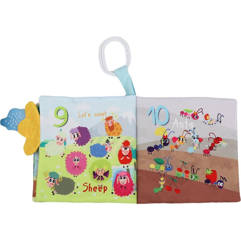 Libro de Tela Crinkle Bebe Mondo Granja 0-18 Meses