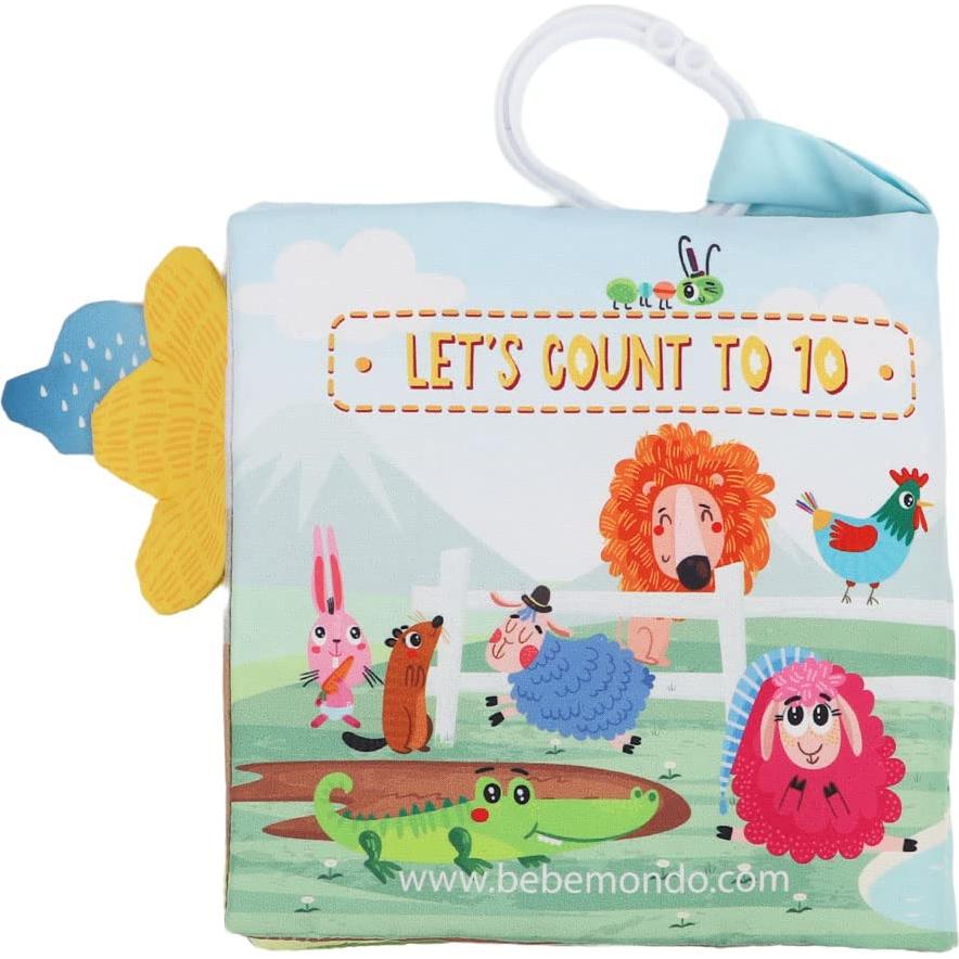 Libro de Tela Crinkle Bebe Mondo Granja 0-18 Meses