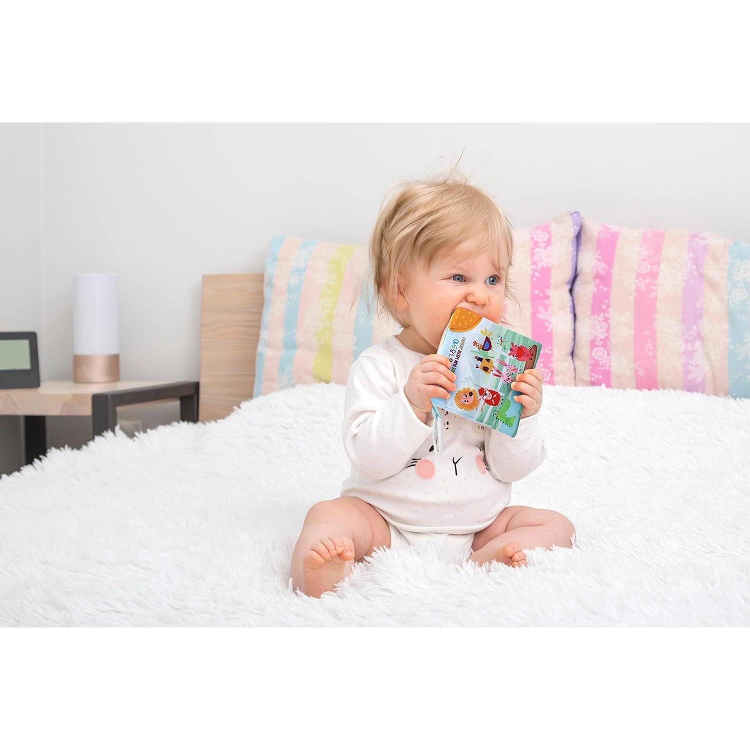 Libro de Tela Crinkle Bebe Mondo Granja 0-18 Meses