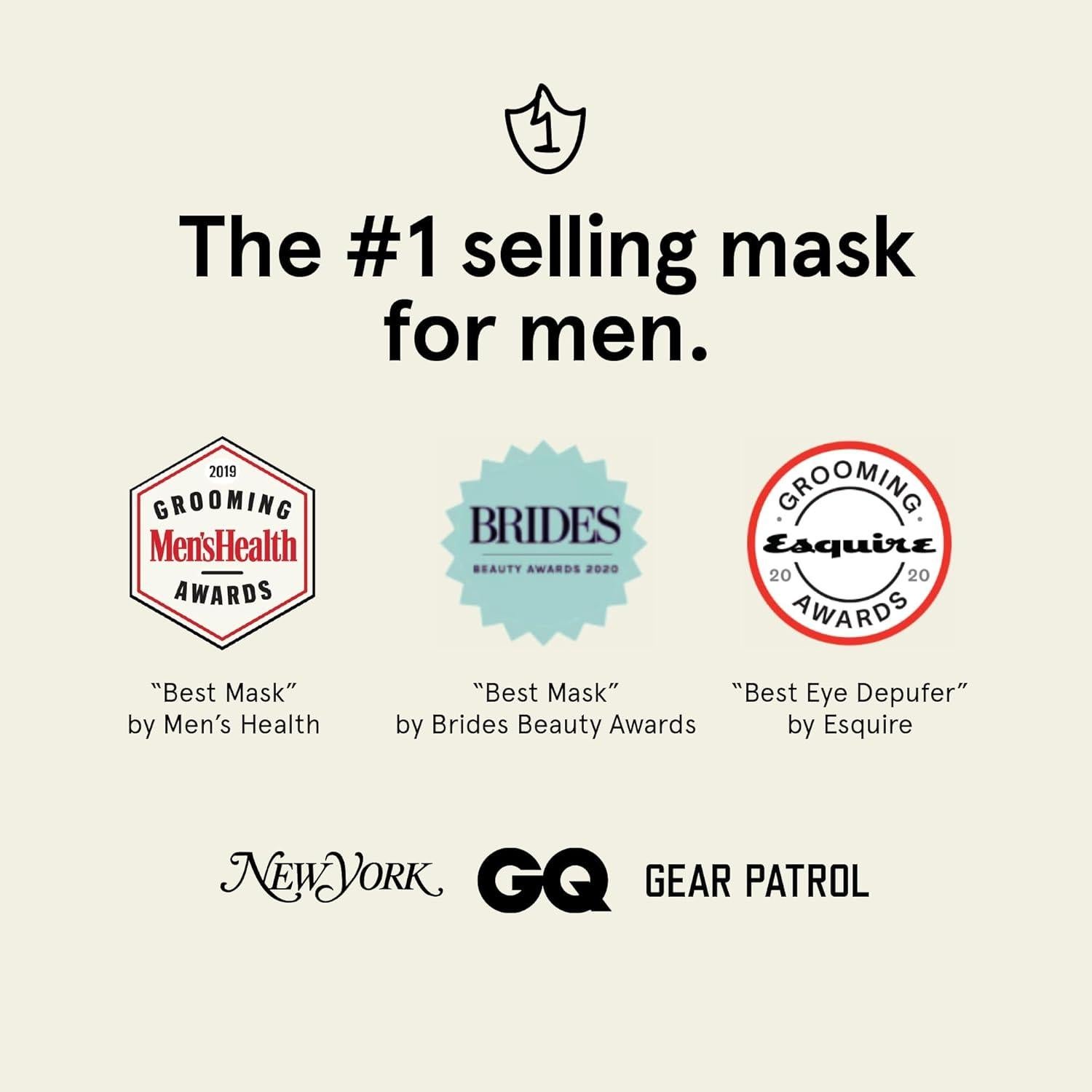 Mascarilla Facial Hidratante Jaxon Lane para Hombres - 2 Pzs