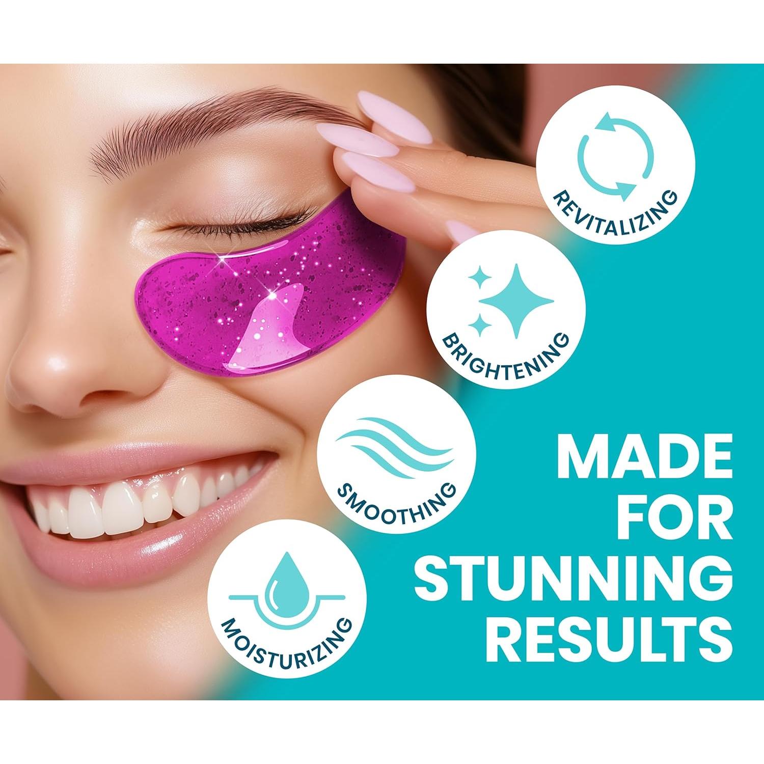 Parches para Ojos Stylia Colágeno Marino 30 Pares Hidratantes