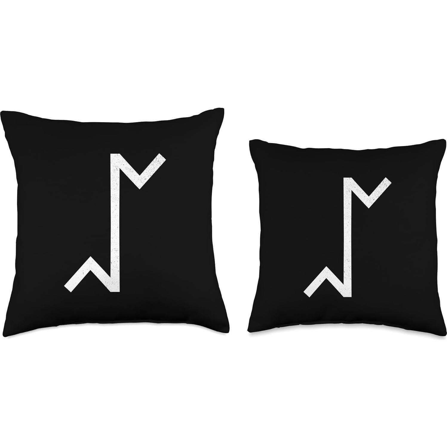 Cojín Rúnico Cweord Futhark 16x16 cm 100% Poliéster