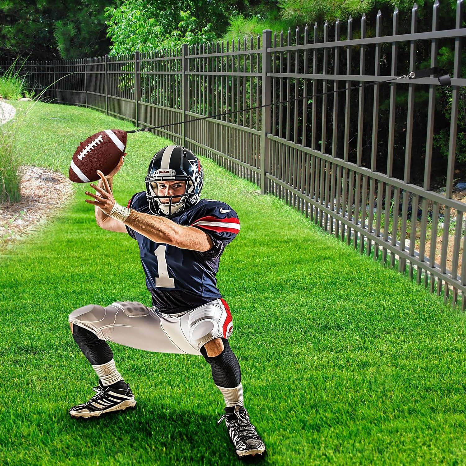 Entrenador de Lanzamiento de Fútbol TOBWOLF Tamaño 6 para Jóvenes