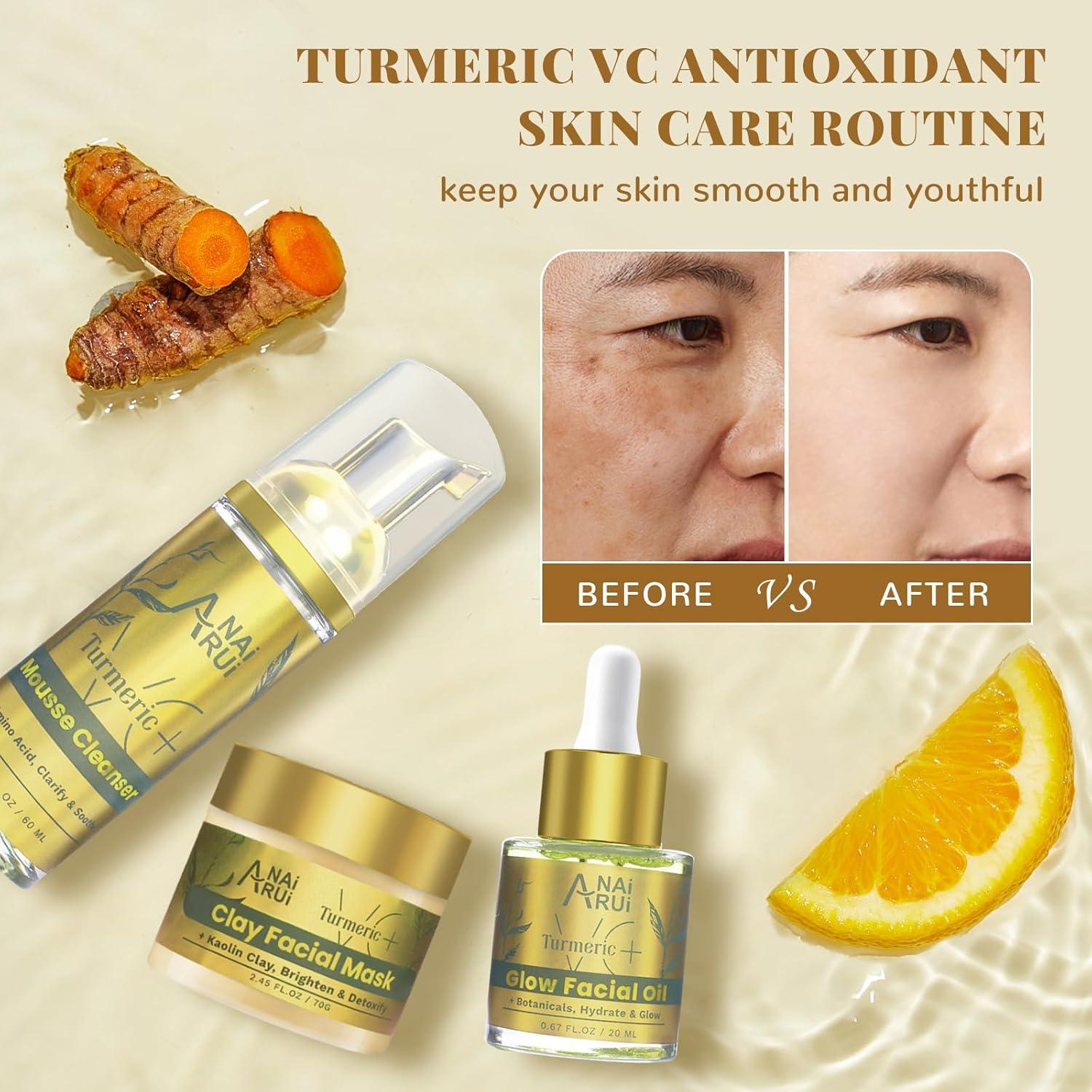 Conjunto Facial ANAI RUI - Cúrcuma y Vitamina C