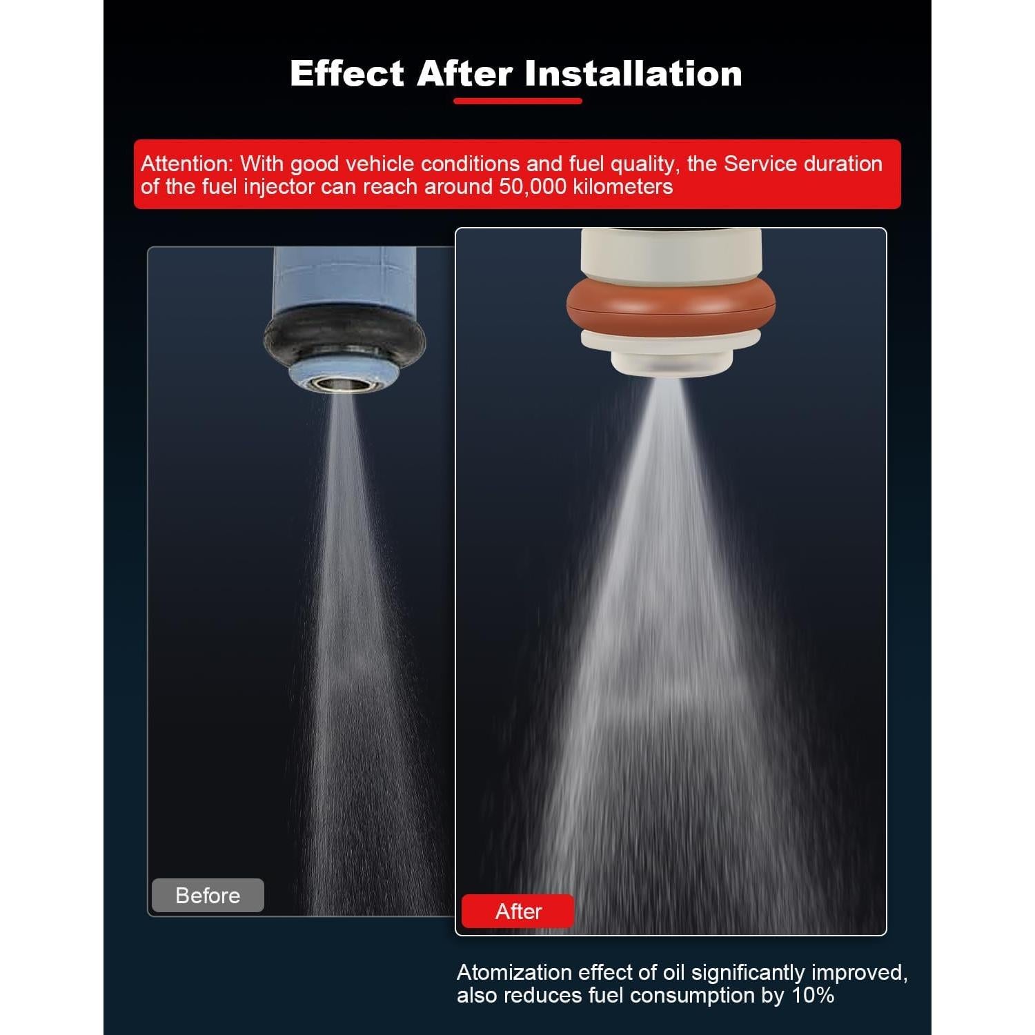 4 Inyectores de Combustible GDSMOTU para Corolla 1.8L 1999-2007