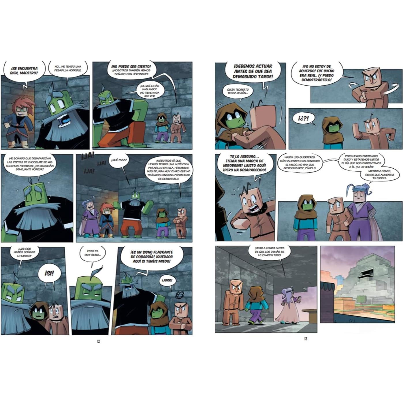 Minecraft. Diario de un aldeano pringao. Cómic 8: Listos para la batalla