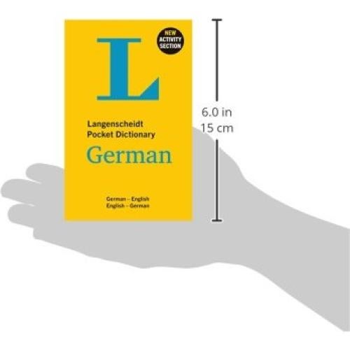 Langenscheidt Pocket Dictionary German: German-english/ English-german (Langenscheidt Pocket Dictionaries) (English and German Edition)