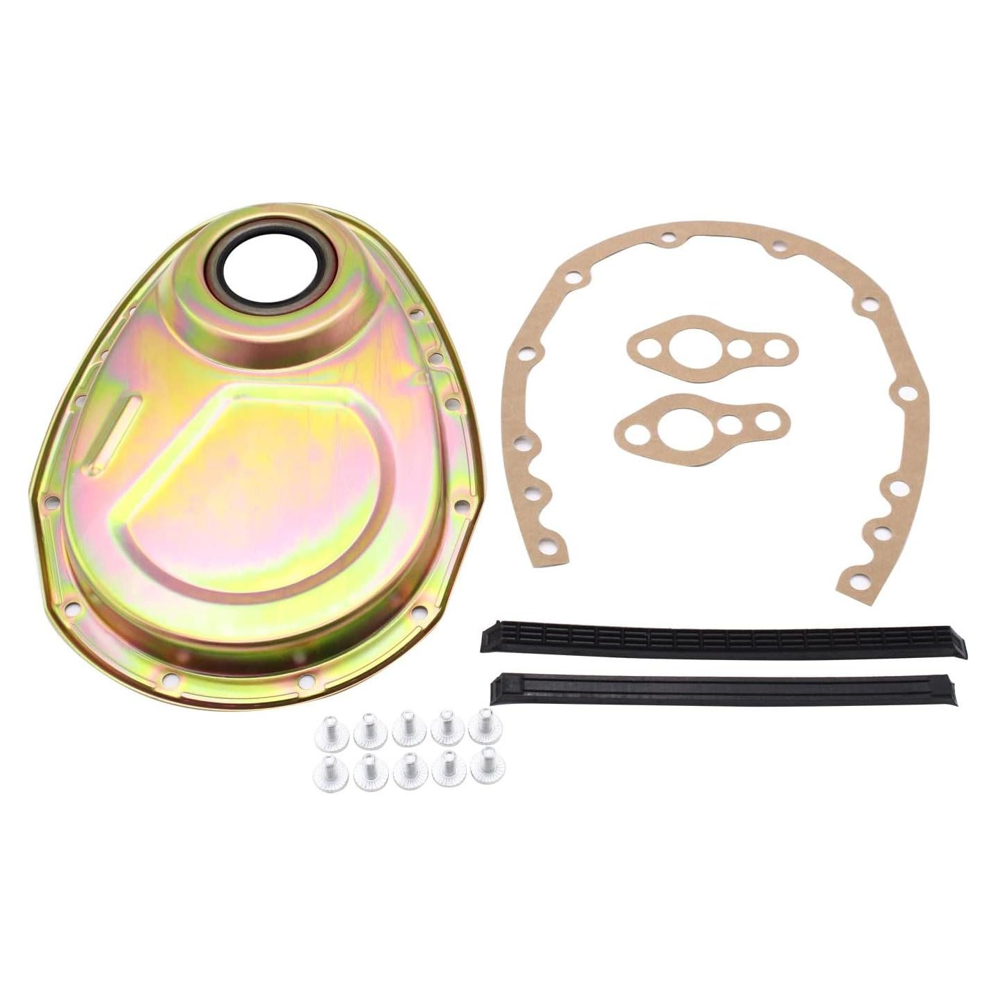 Kit Cubierta de Cadena de Tiempo SHLPDFM Aluminio Cromado para Chevy