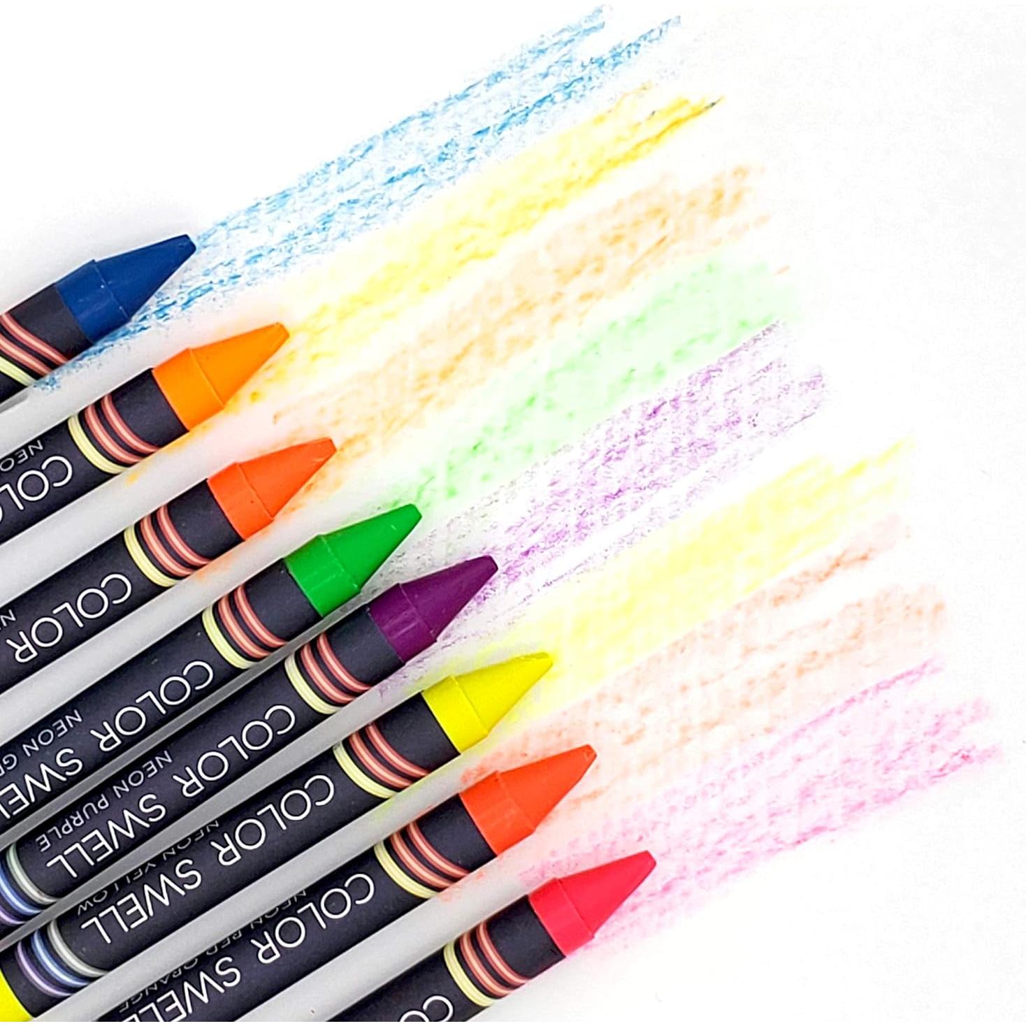 Crayones Neón Color Swell - 8 Colores Brillantes