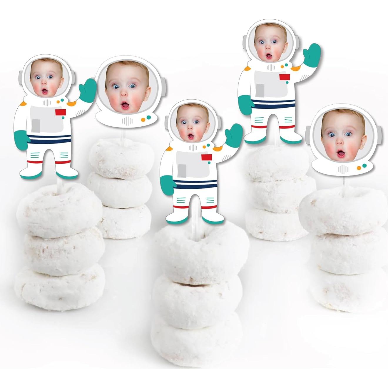 Decoraciones para Cupcakes Personalizadas Gran Punto - Espacio Exterior