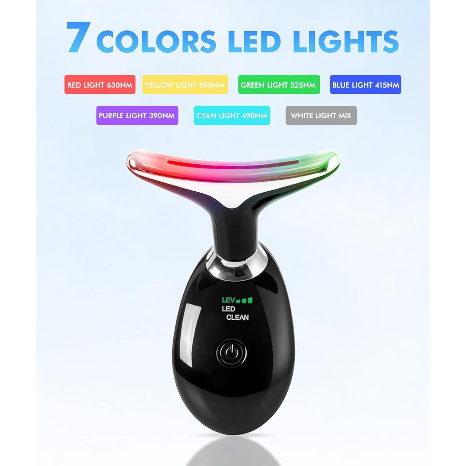 Masajeador Facial Sunpint ES-1081 7 Colores y Térmico