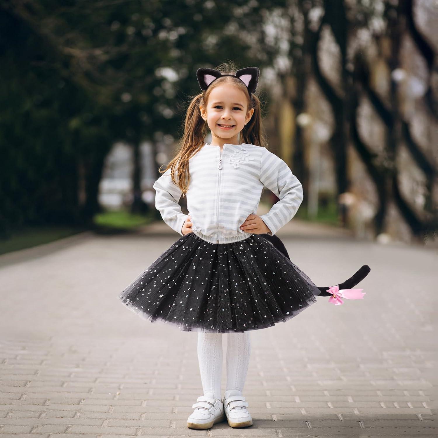 Disfraz de Animal para Niñas - Gato, Vaca, León con Tutu