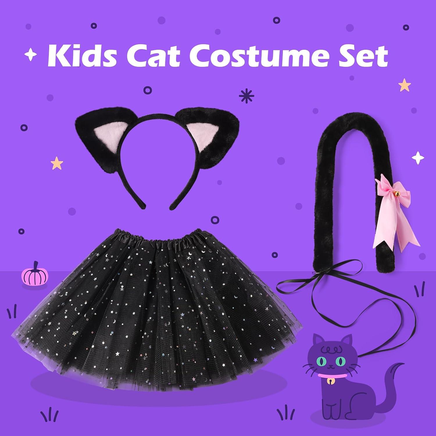 Disfraz de Animal para Niñas - Gato, Vaca, León con Tutu