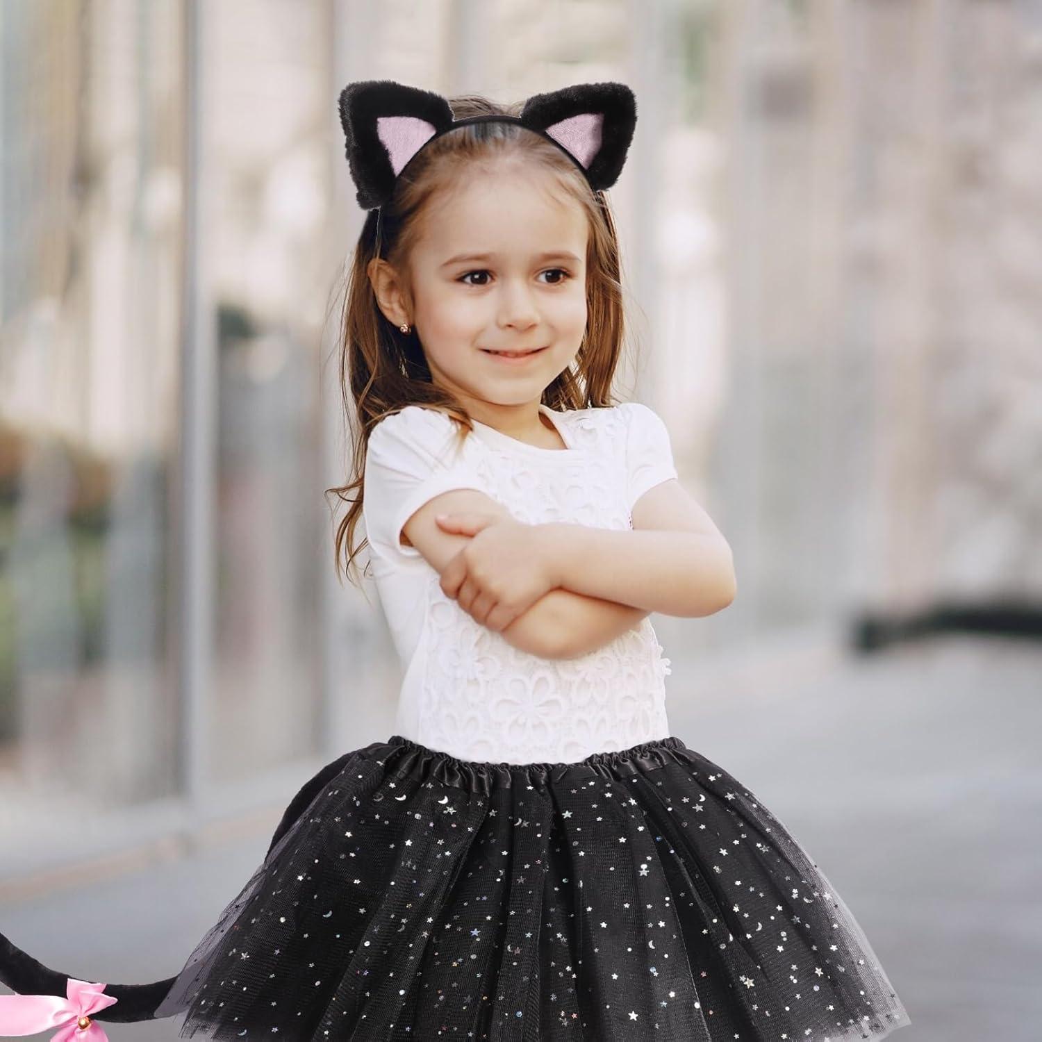 Disfraz de Animal para Niñas - Gato, Vaca, León con Tutu