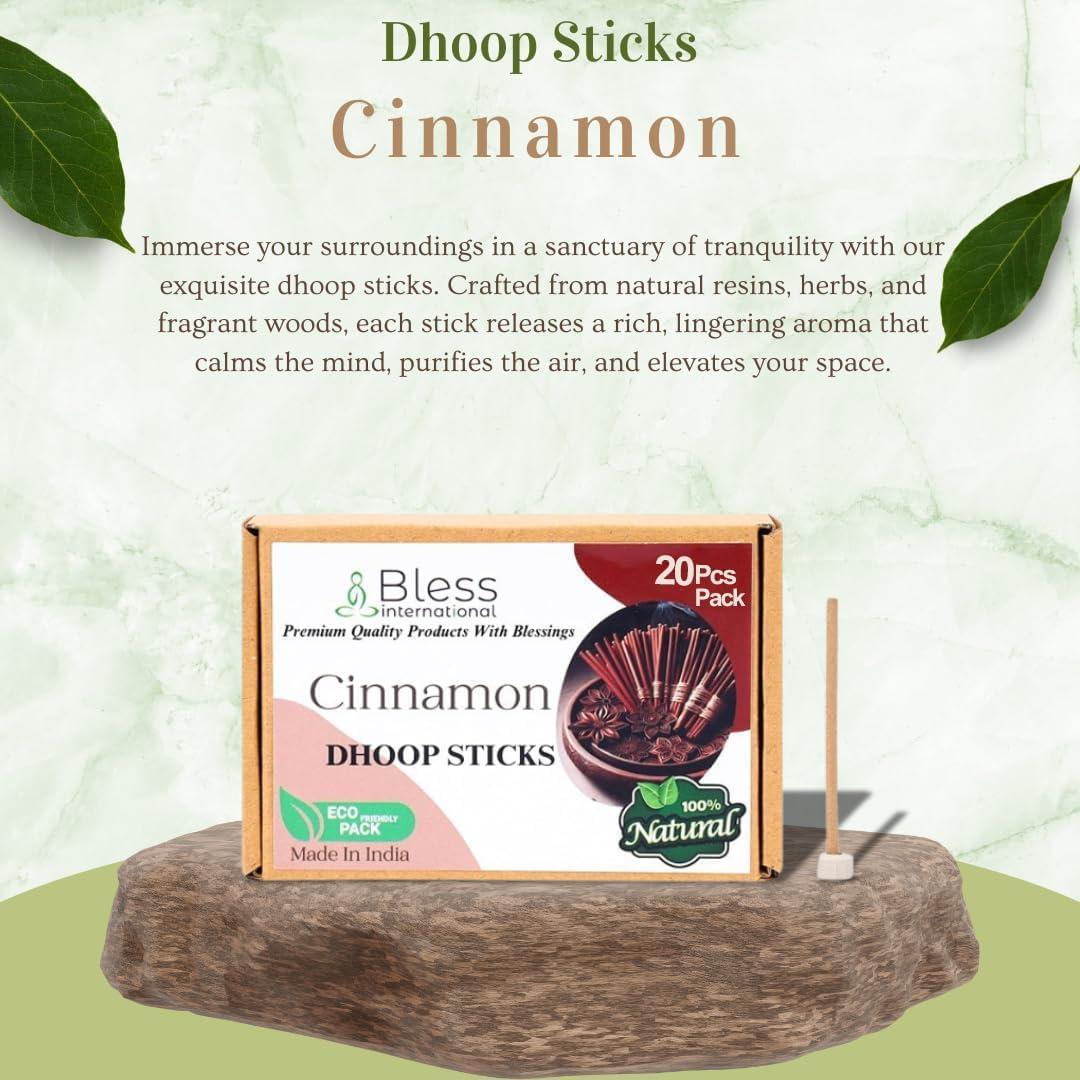 Dhoop de Canela 100% Natural Bendición Internacional - 20 Palos