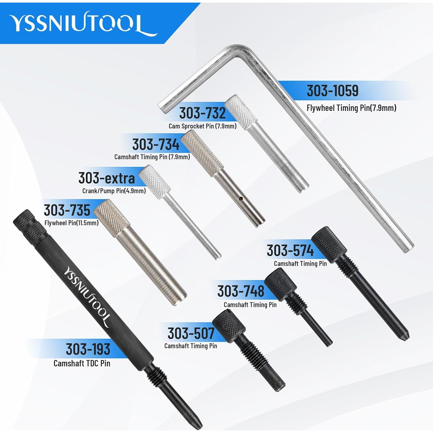 Kit de herramientas de sincronización YSSNIUTOOL para Ford 18 piezas