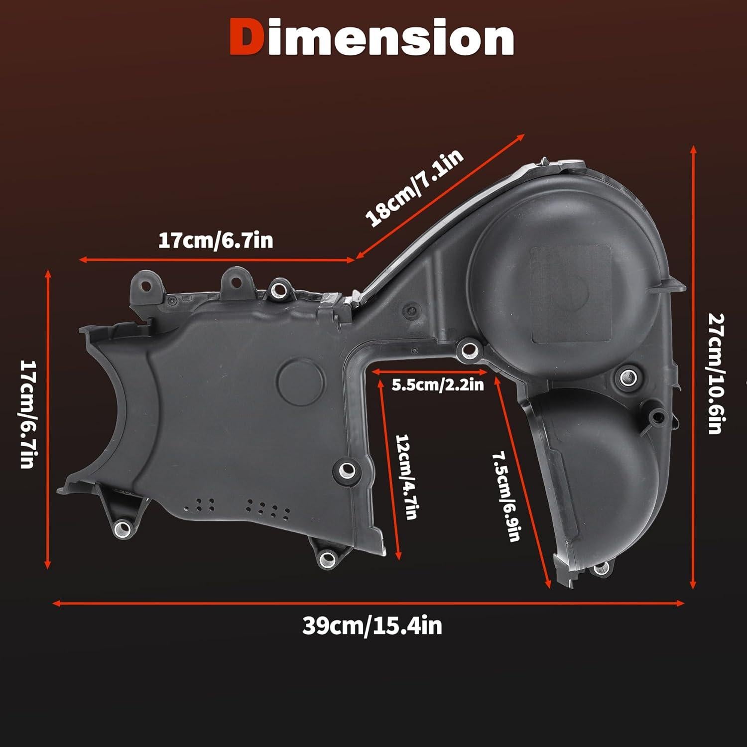 Cubierta de Tiempo del Motor PARSLUCK para Ford 2011-2020