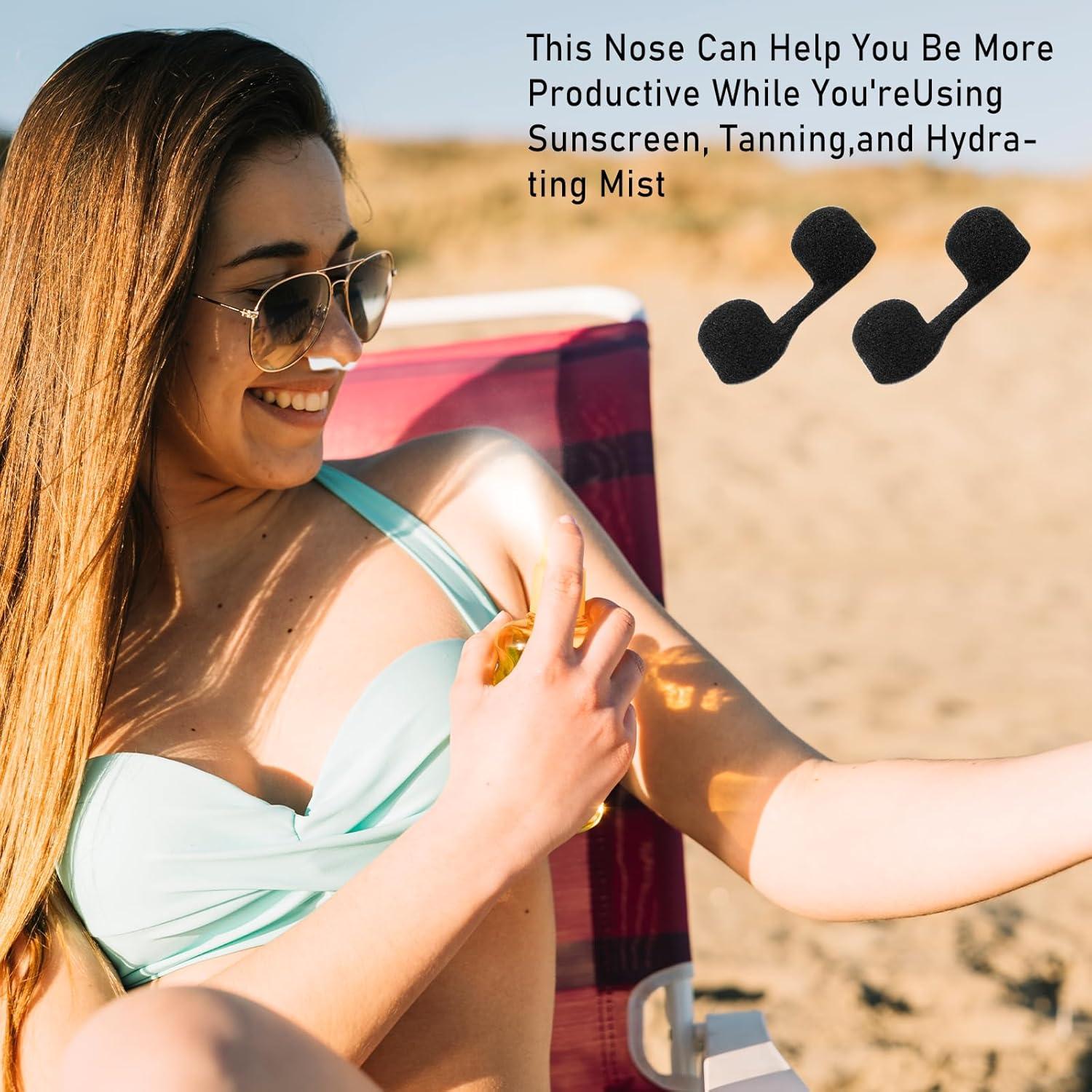 Filtros Nasales Desechables KALIONE 100 Piezas Esponja Negra