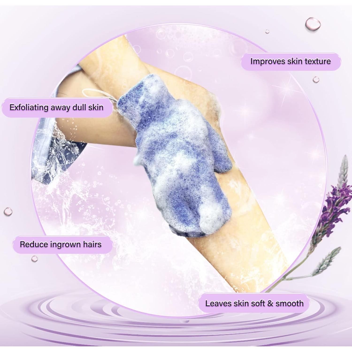 Mitones Exfoliantes Evridwear para Ducha - 1 Par Pesado