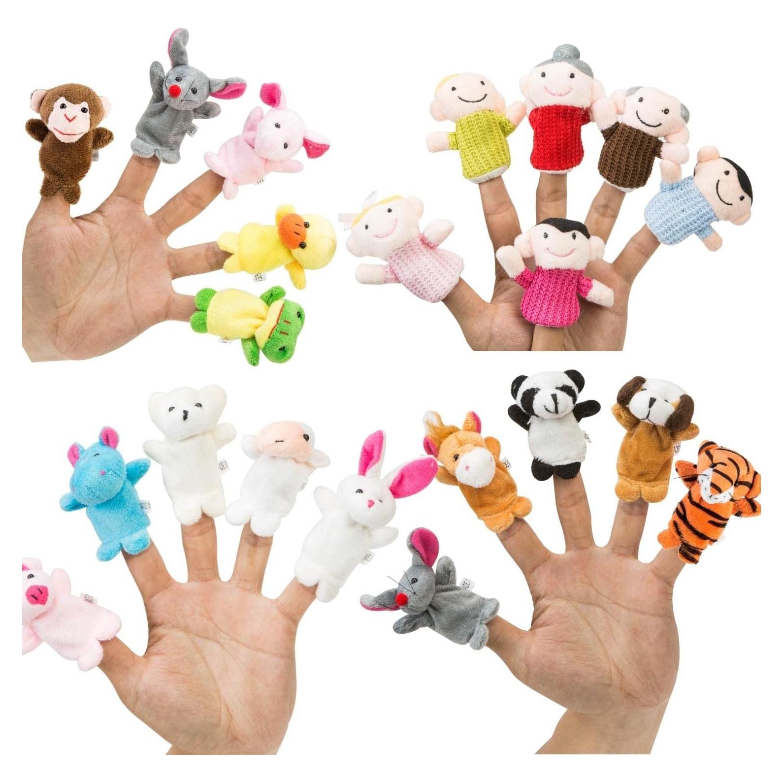 Juego de Marionetas de Dedo Betterline - 20 Piezas para Niños