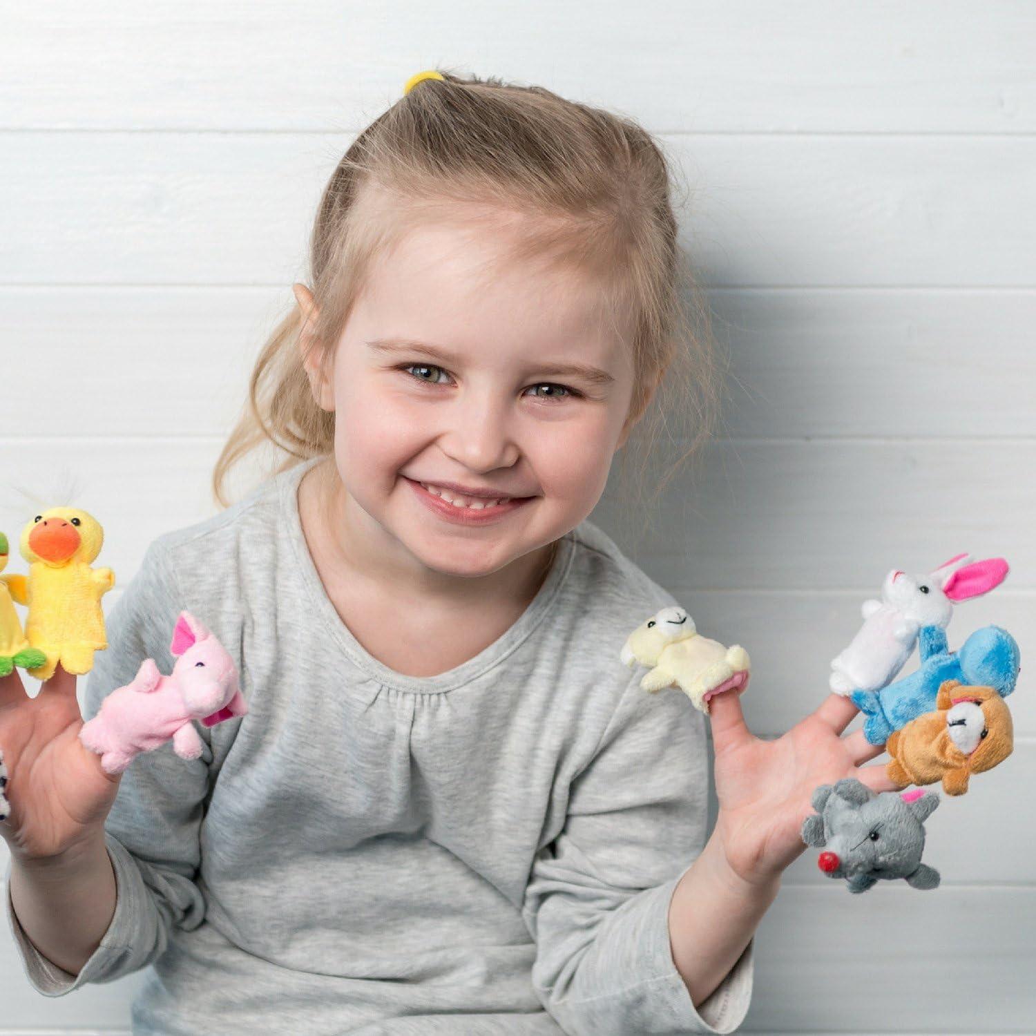 Juego de Marionetas de Dedo Betterline - 20 Piezas para Niños