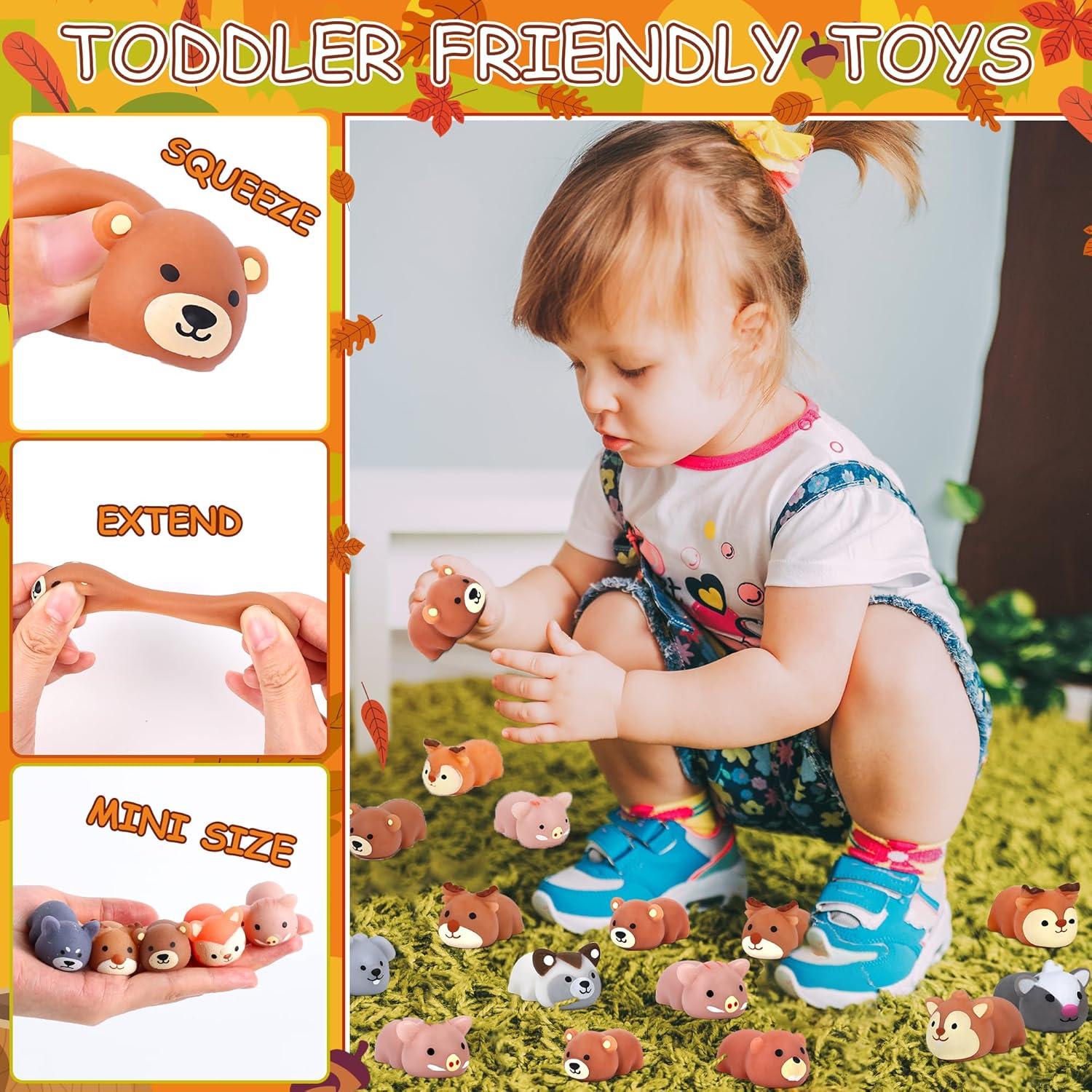 Conjunto de 36 Juguetes Squishy Animales del Bosque Erweicet