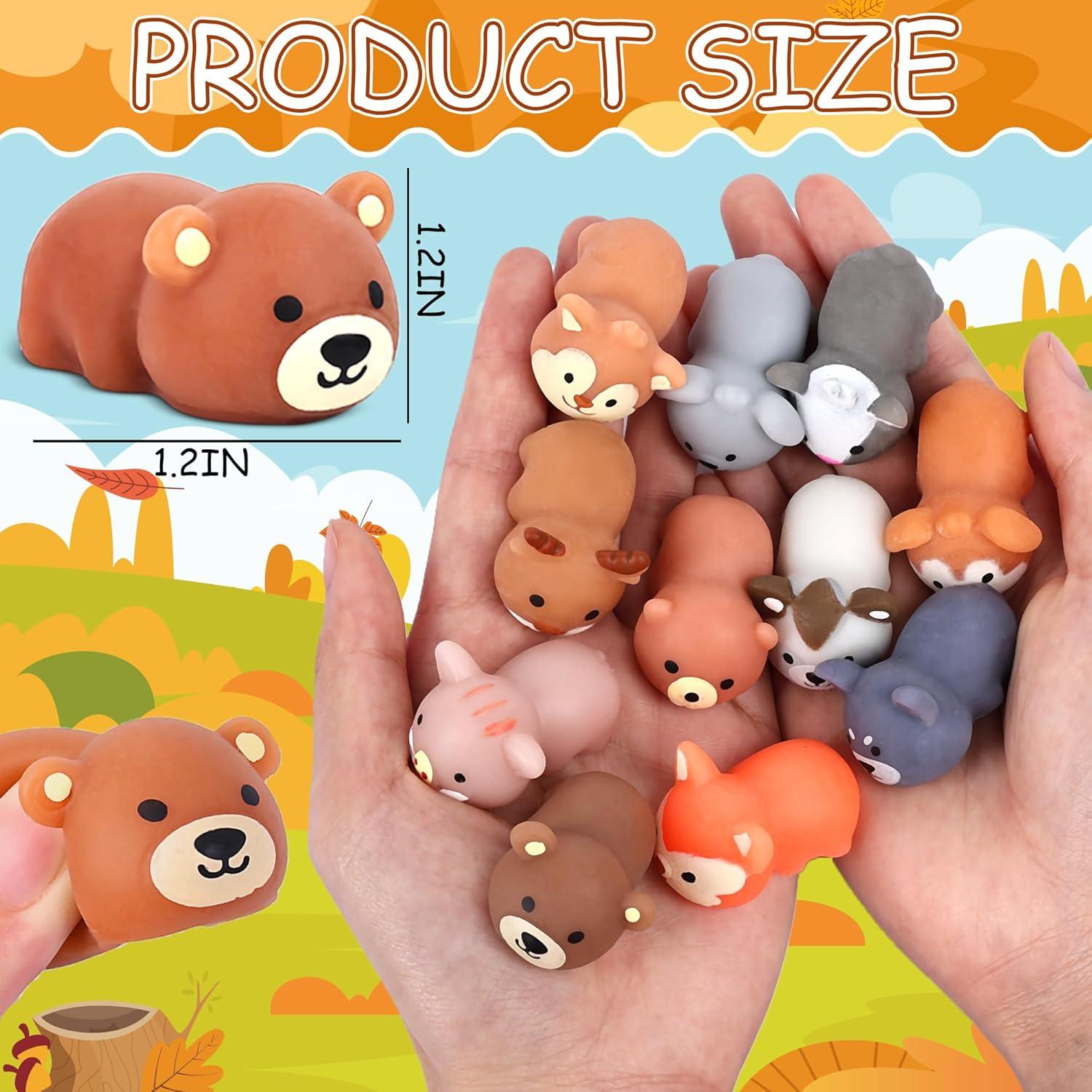 Conjunto de 36 Juguetes Squishy Animales del Bosque Erweicet