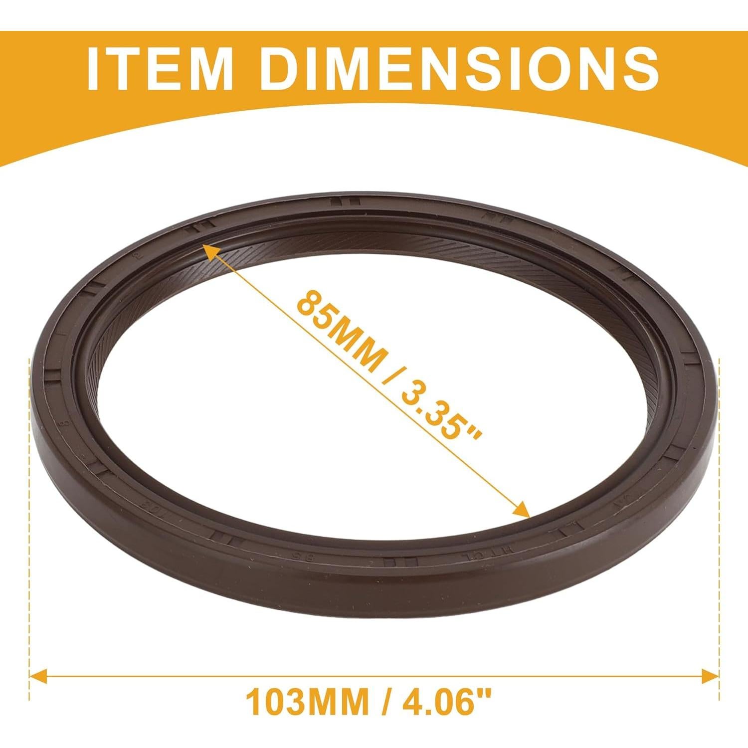 Sello de Aceite del Cigüeñal Partuto MD343564 para Mitsubishi