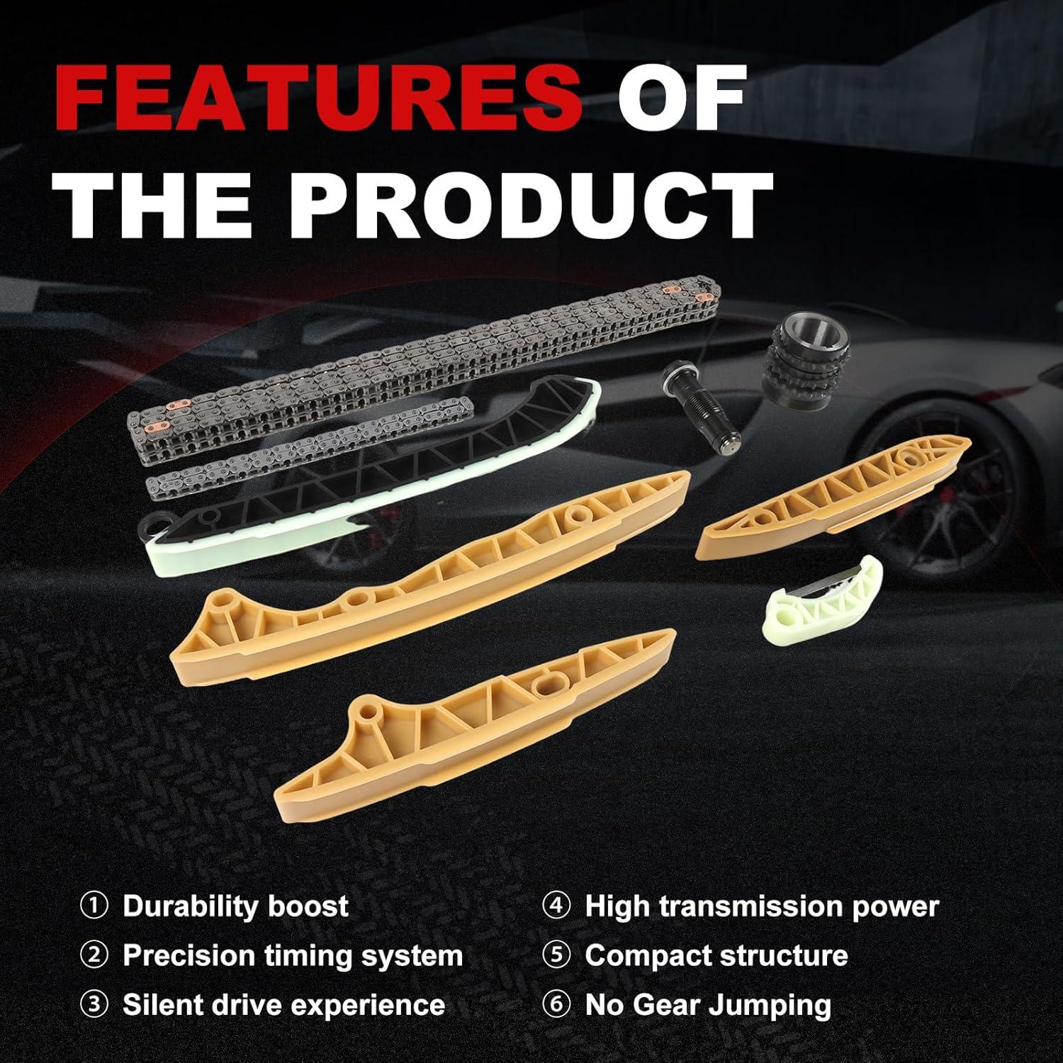 Kit de Cadena de Tiempo Autodevil 2.08kg para Mercedes Benz