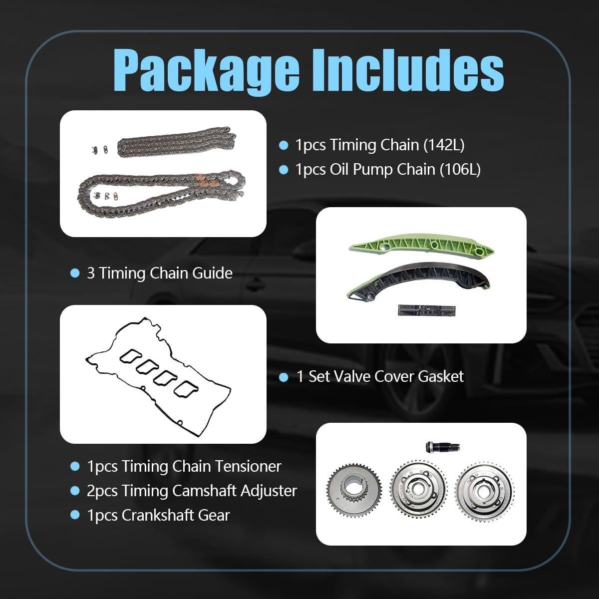 Kit de cadena de distribución AUCERAMIC para Mercedes Benz M271