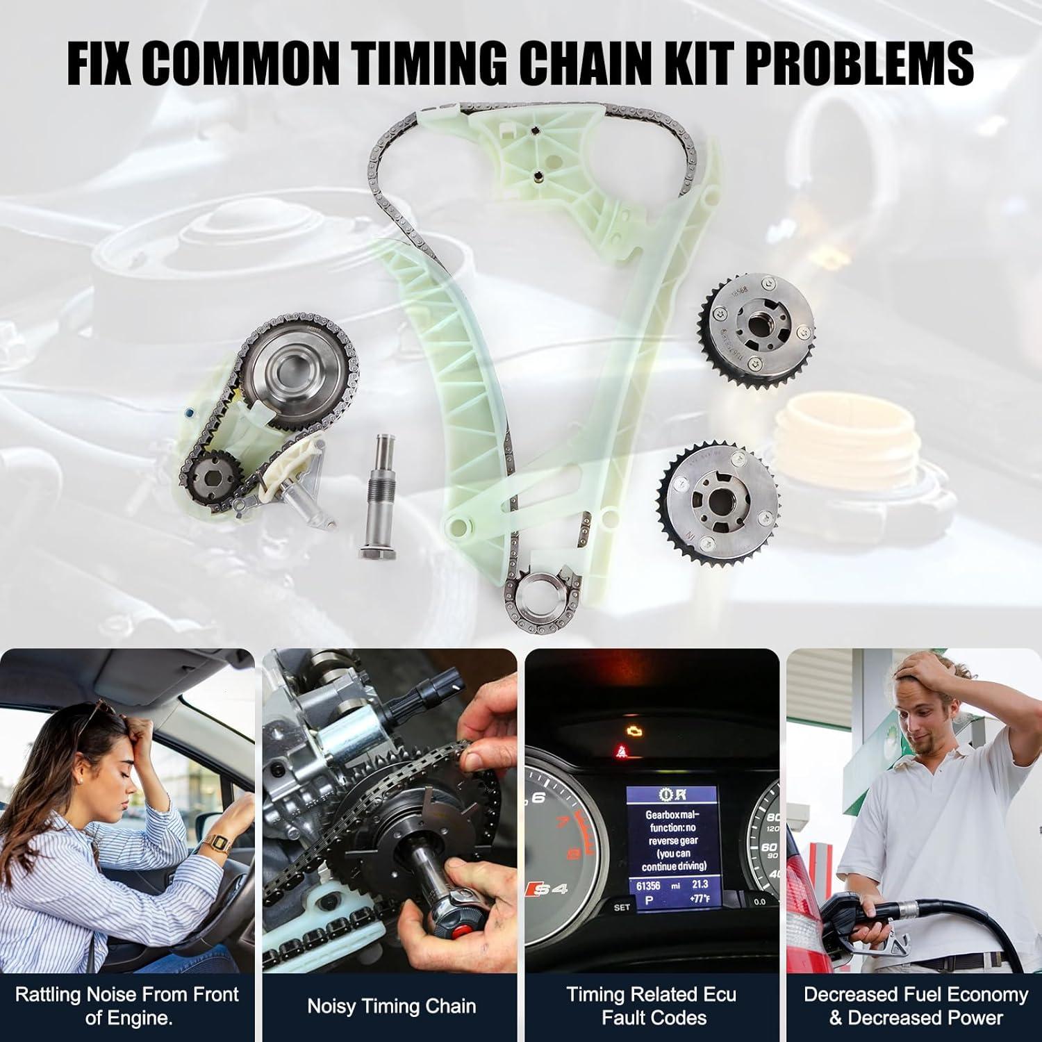 Kit de Cadena de Tiempo HAYIAUTO N26 N20 2.0L para BMW