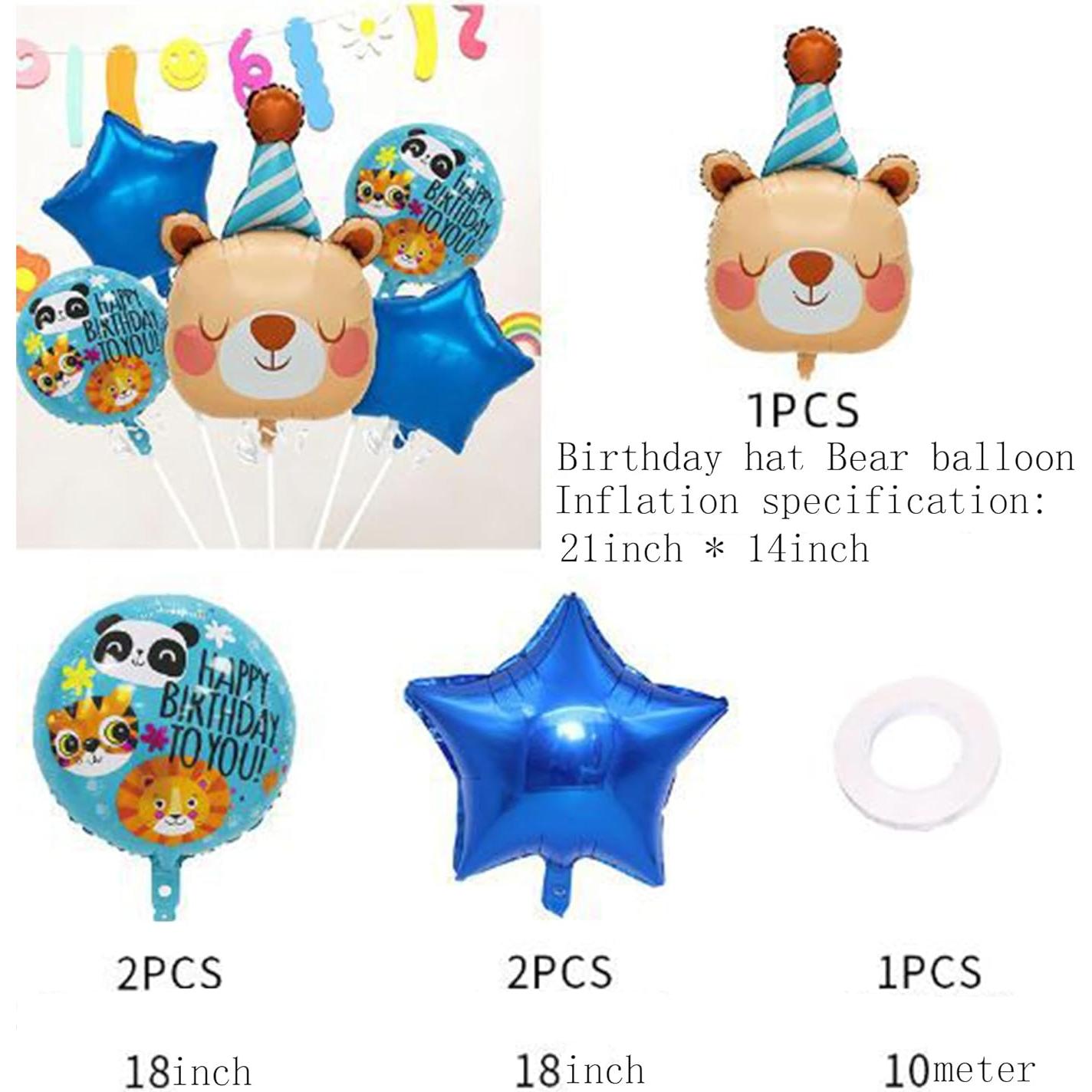 Globo de Aluminio 3D Oso Jamie DAMI - Decoración Fiesta Infantil